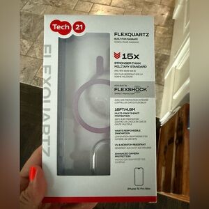 🆕 FlexQuartz iPhone 16 Pro Max Case with Purple Ring